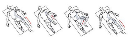 Поднятие колен Поднятие колен